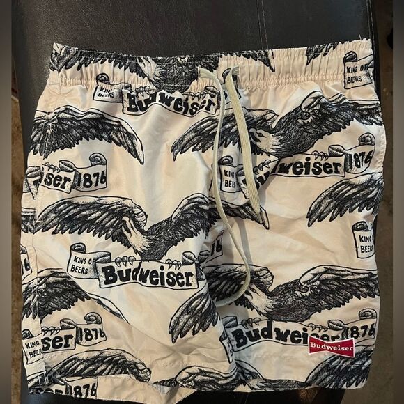 Budweiser By PacSun United 17" Swim Trunks - Picture 1 of 7